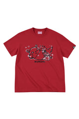 MEDM x Sanrio Kuromi Rhinestone Graffiti Tee