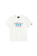 Dangerouspeople DSP Running D Print Drop‑Shoulder Casual T‑Shirt