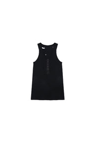 MASONPRINCE Tencel Linen Cotton Slit Henry Vest Sheer Texture