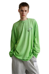 MASONPRINCE Vacation Series Lime Green Soft Knit Top