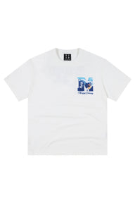 MEDM Beach Surf Towel Embroidery Loose Cotton Unisex Summer Tee