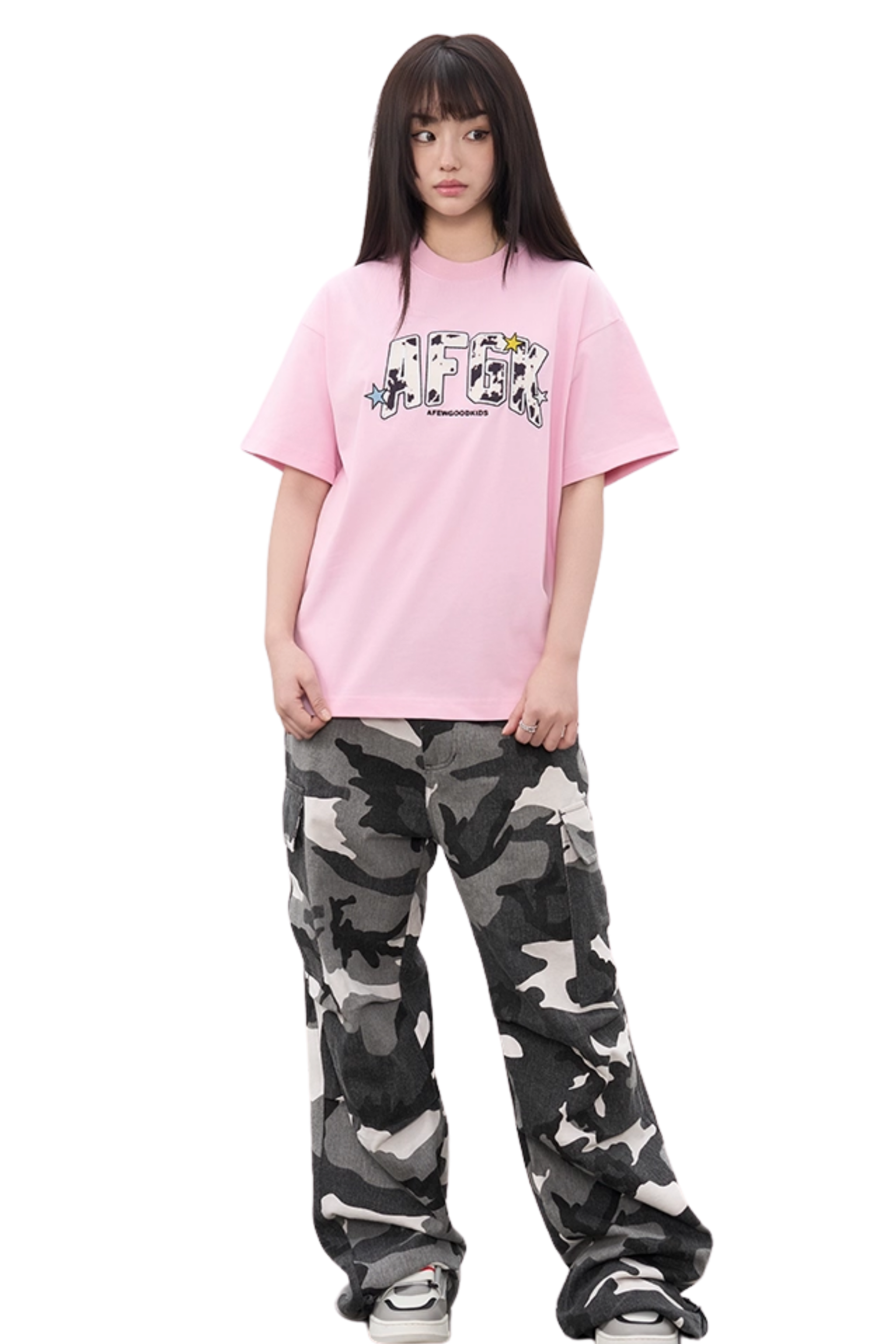AFGK Cow Texture Patch Tee