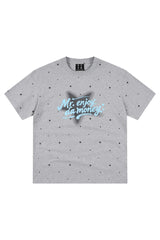MEDM Star Polka Dot Hand Lettering Tee