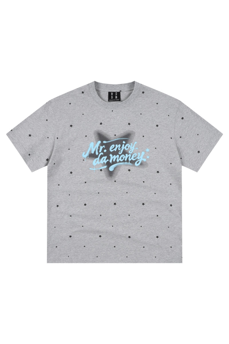 MEDM Star Polka Dot Hand Lettering Tee