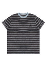 Masonprince Linen-Cotton Striped T-Shirt