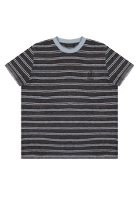 Masonprince Linen-Cotton Striped T-Shirt