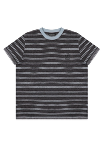Masonprince Linen-Cotton Striped T-Shirt