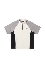 Dangerouspeople DSP Panel‑Stand‑Collar Retro Sorona Sports Top