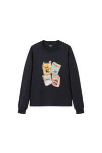 Dangerouspeople｜American Vintage 100% Cotton Long Sleeve Poster Print Tee