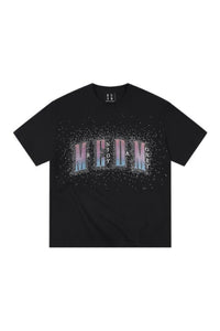 MEDM Gradient Rhinestone Glitter Couple Tee
