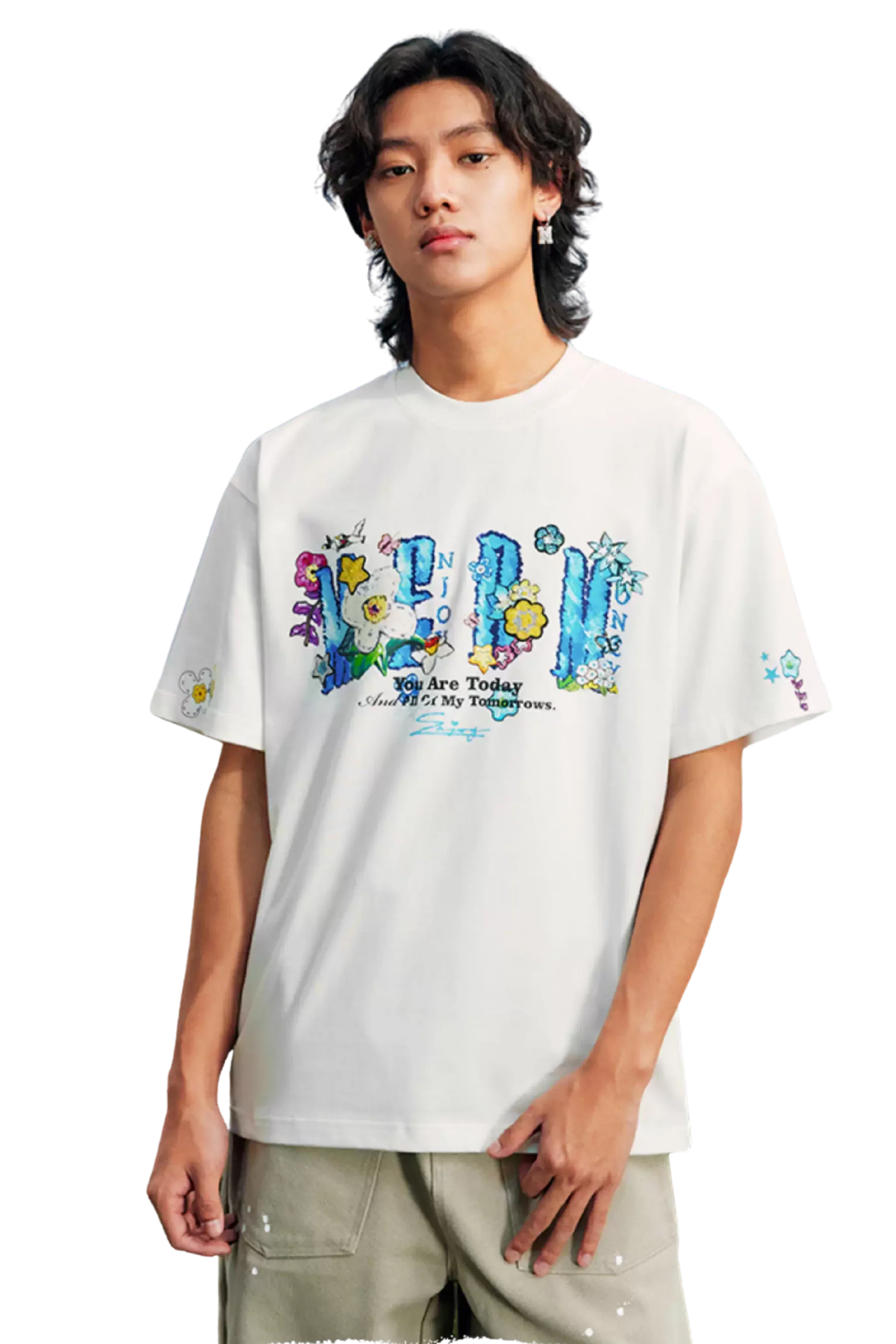 MEDM x NEWMASUS Big Head Image Tee