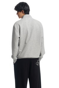 Dangerouspeople | Half Zip Air Layer Stand Collar Sweatshirt