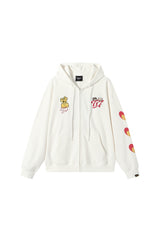 Dangerouspeople｜Zip Up Hoodie Drop Shoulder Streetwear