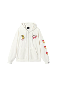 Dangerouspeople｜Zip Up Hoodie Drop Shoulder Streetwear