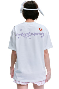MEDM × Niaoyiyi | Nap Cartoon Versatile Women Crew Tee