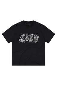 MEDM Royal Pattern Logo Embroidered Tee