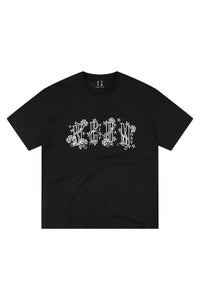 MEDM Royal Pattern Logo Embroidered Tee
