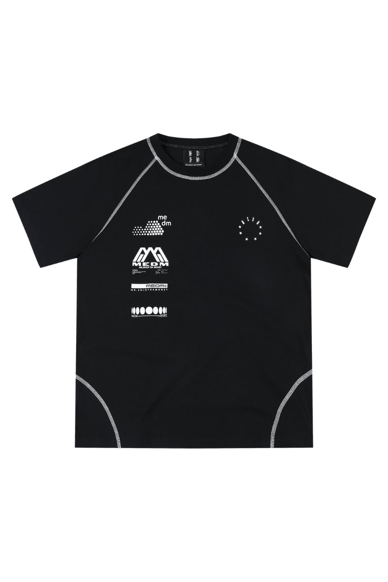 MEDM Racing Series Contrast Oversized Tee