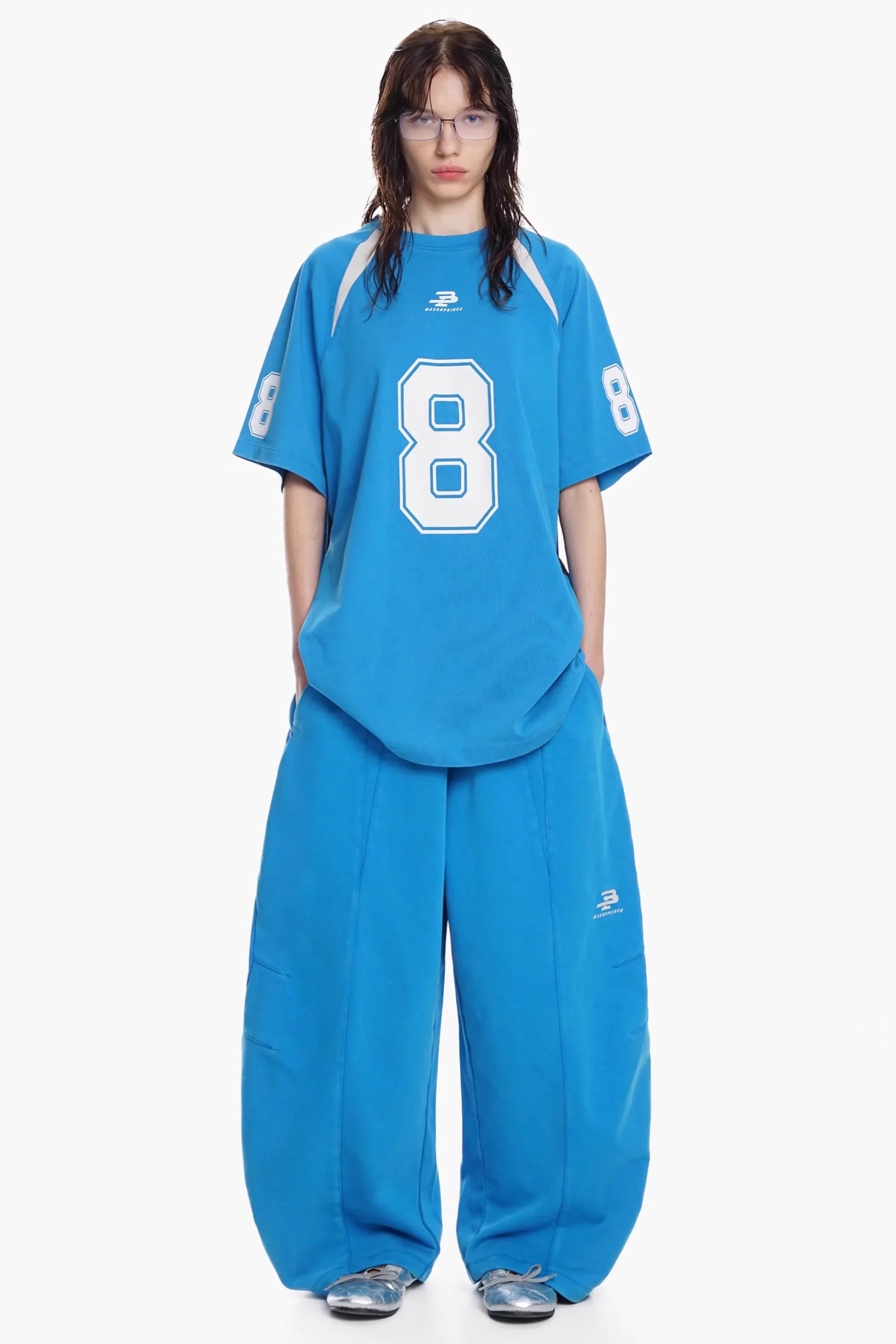 Masonprince No. 8 Jersey Style Cotton Tee