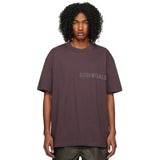 [Loose Fit] Fear Of God Essentials SS23 Rubber Embossed Tee PLUM