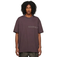 [Loose Fit] Fear Of God Essentials SS23 Rubber Embossed Tee PLUM