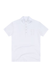 MEDM Patch Embroidery Stand Collar Unisex T-Shirt