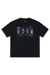 MEDM Angel Wreath Rhinestone Loose Couple T-Shirt