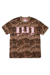 MEDM×Sanrio Kuromi Leopard Print Loose Couple T-shirt