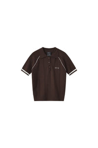 MEDM Jacquard Small LOGO Color MosaicShort Sleeve POLO