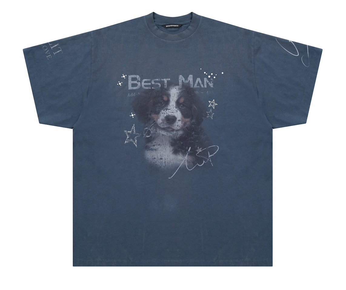 MASONPRINCE Healing Puppy  Short-Sleeve Top