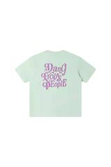 Dangerous People American Font Tee in Soft Sorona Material - ShaLaoBan