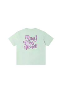 Dangerous People American Font Tee in Soft Sorona Material - ShaLaoBan