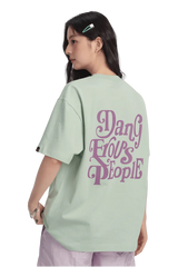 Dangerous People American Font Tee in Soft Sorona Material - ShaLaoBan
