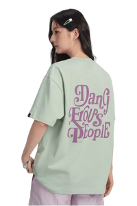 Dangerous People American Font Tee in Soft Sorona Material - ShaLaoBan