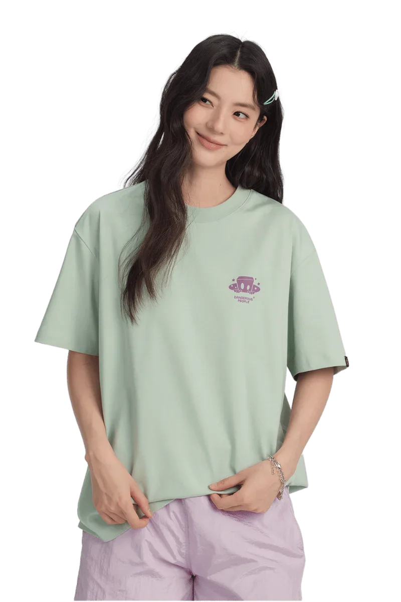 Dangerous People American Font Tee in Soft Sorona Material - ShaLaoBan