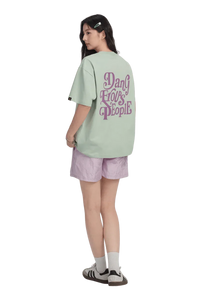 Dangerous People American Font Tee in Soft Sorona Material - ShaLaoBan
