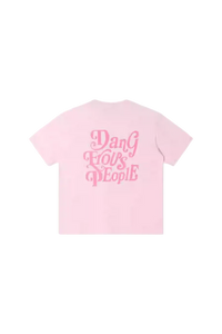 Dangerous People American Font Tee in Soft Sorona Material - ShaLaoBan