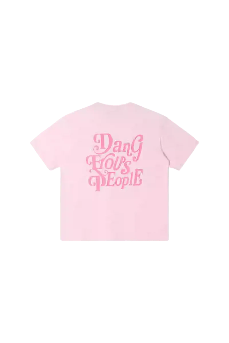Dangerous People American Font Tee in Soft Sorona Material - ShaLaoBan