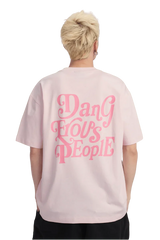 Dangerous People American Font Tee in Soft Sorona Material - ShaLaoBan