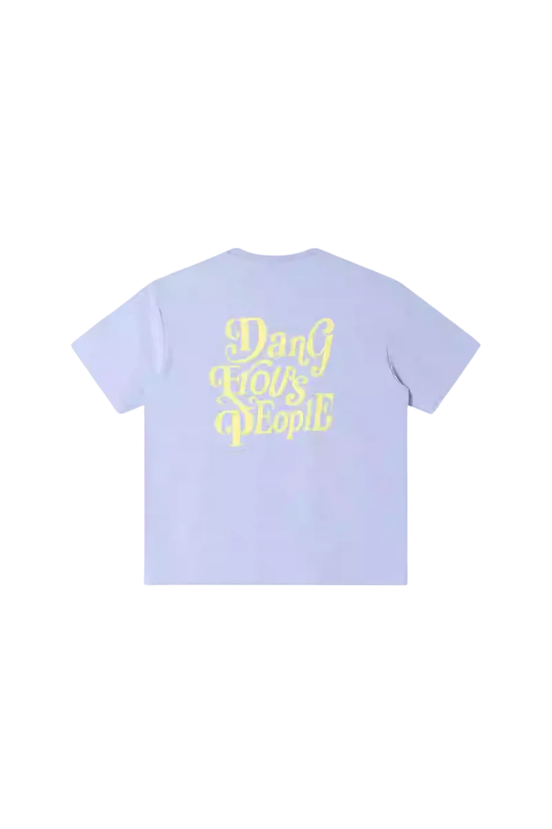 Dangerous People American Font Tee in Soft Sorona Material - ShaLaoBan