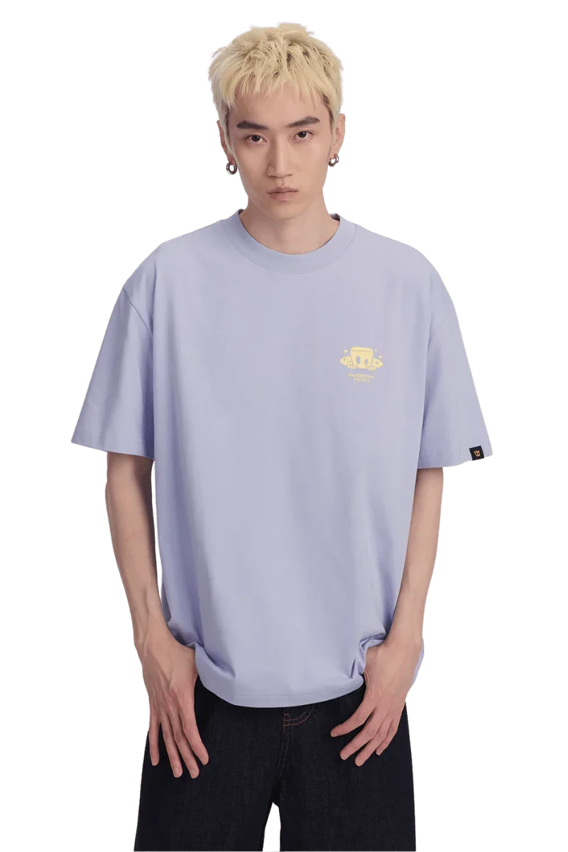 Dangerous People American Font Tee in Soft Sorona Material - ShaLaoBan
