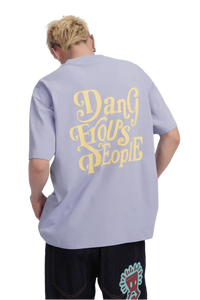 Dangerous People American Font Tee in Soft Sorona Material - ShaLaoBan