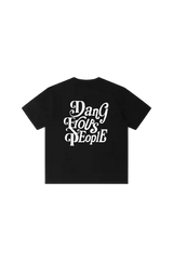 Dangerous People American Font Tee in Soft Sorona Material - ShaLaoBan