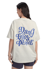 Dangerous People American Font Tee in Soft Sorona Material - ShaLaoBan
