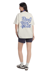 Dangerous People American Font Tee in Soft Sorona Material - ShaLaoBan