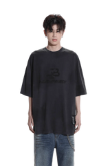 Masonprince BB Logo Stained Tee - ShaLaoBan