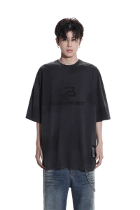 Masonprince BB Logo Stained Tee - ShaLaoBan