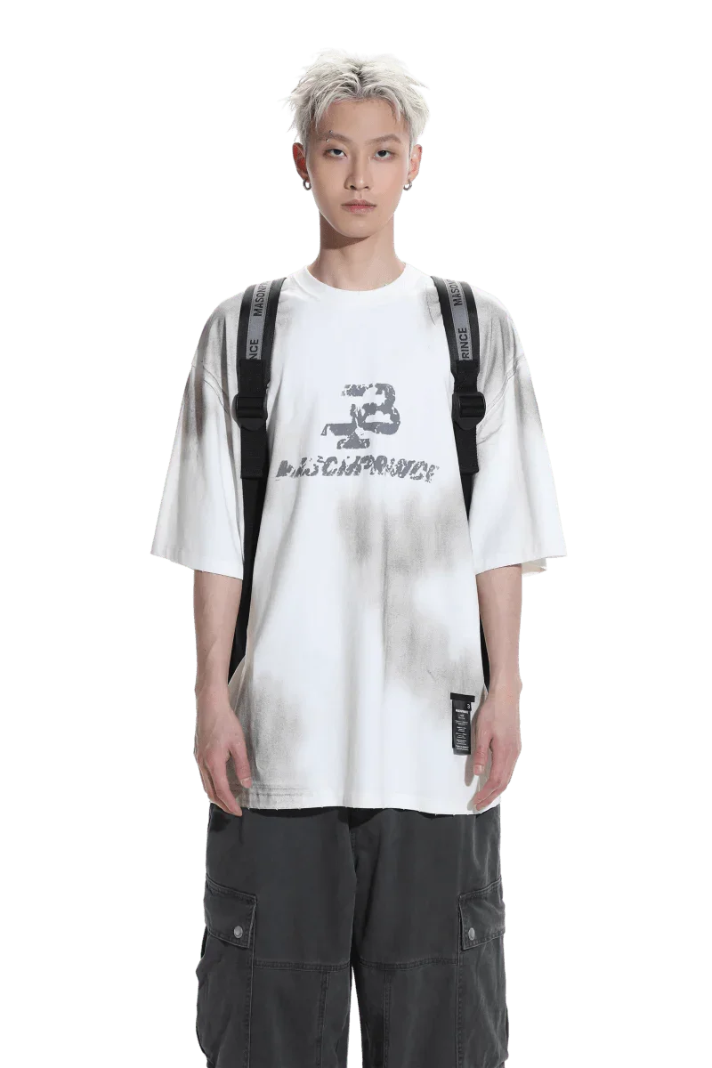 Masonprince BB Logo Stained Tee - ShaLaoBan