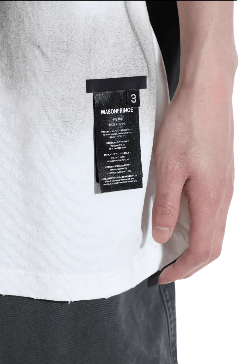 Masonprince BB Logo Stained Tee - ShaLaoBan