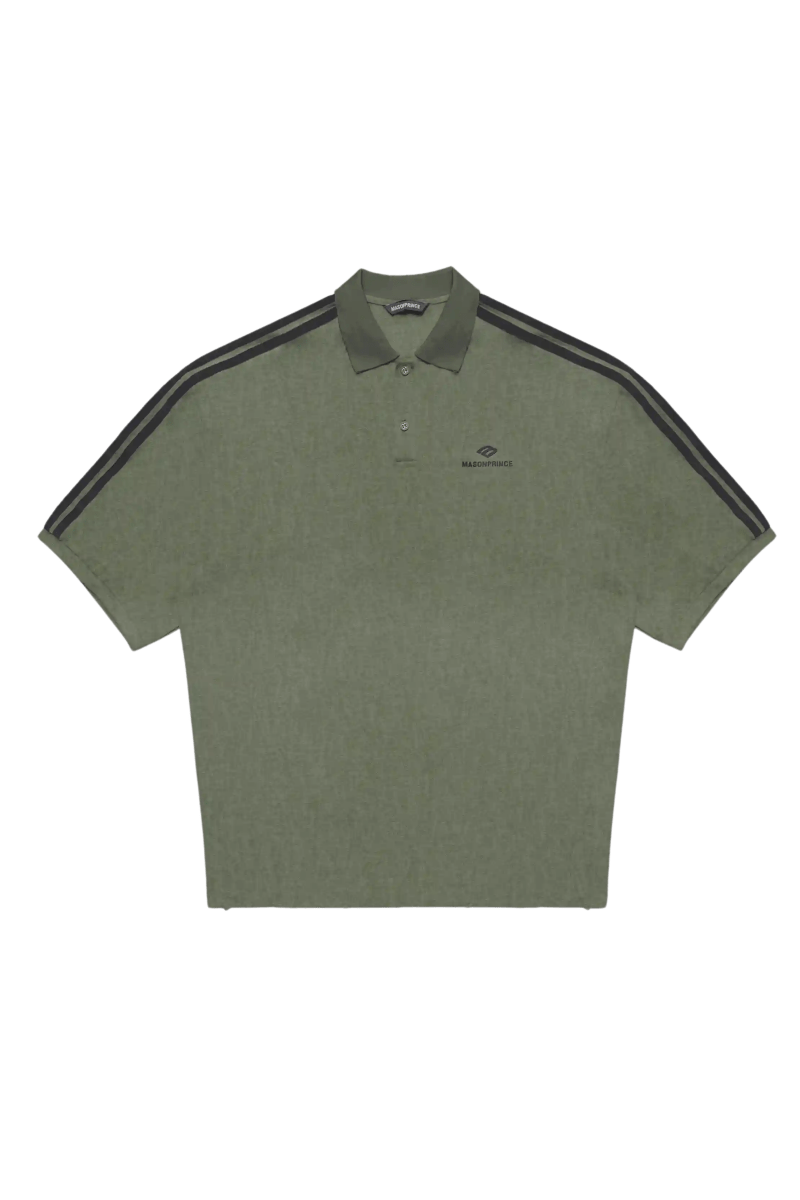 Masonprince B Logo Oversized Polo Tee - ShaLaoBan